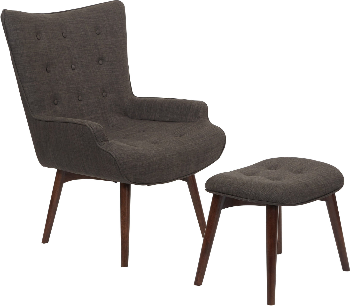 Office Star Ave Six Dalton Chair with Ottoman [SB524]