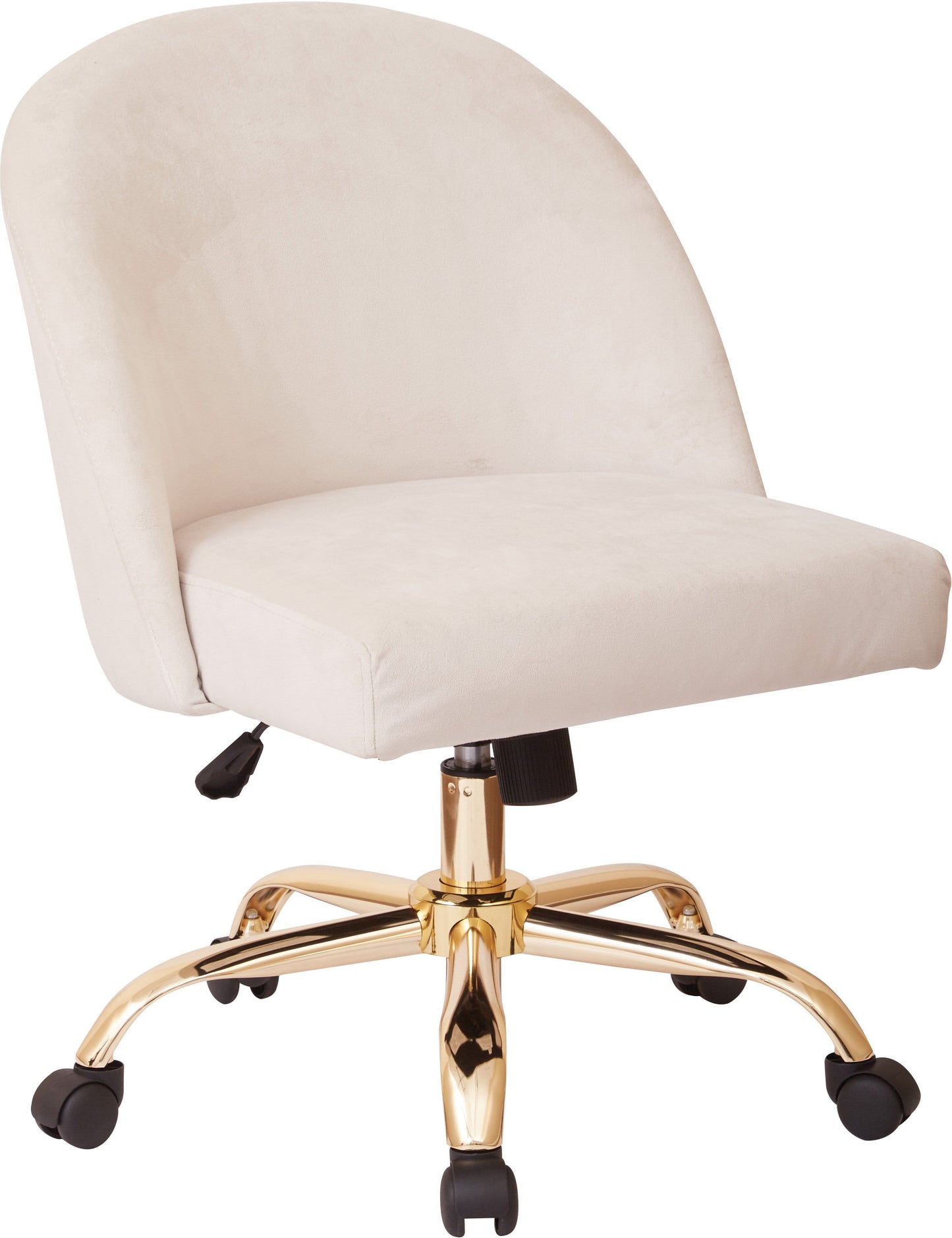 Office Star Ave Six Layton Mid Back Office Chair Velvet [FL3224G]