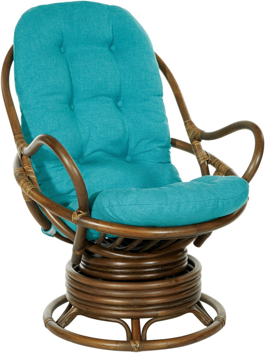 Office Star Kauai Rattan Swivel Rocker Chair [KAU320]